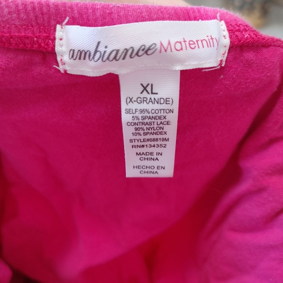 Off or On the Shoulder Maternity Top - Picture 3 of 3